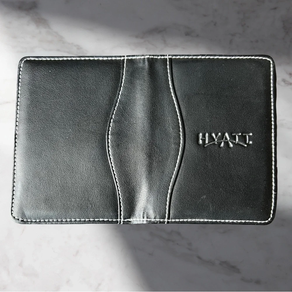 Black Pocket Notebook - Hyatt Embossed